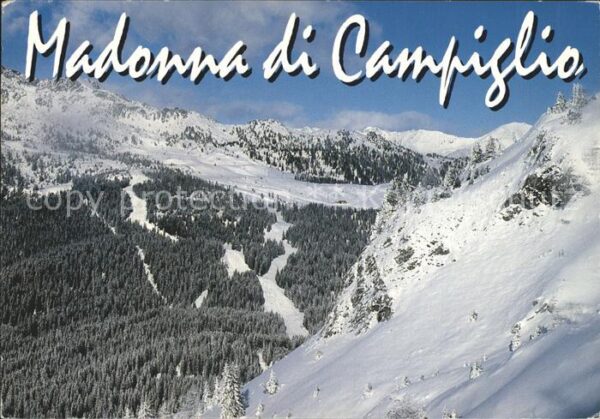 Madonna di Campiglio vista dal M Spinale Dolomiti di Brenta