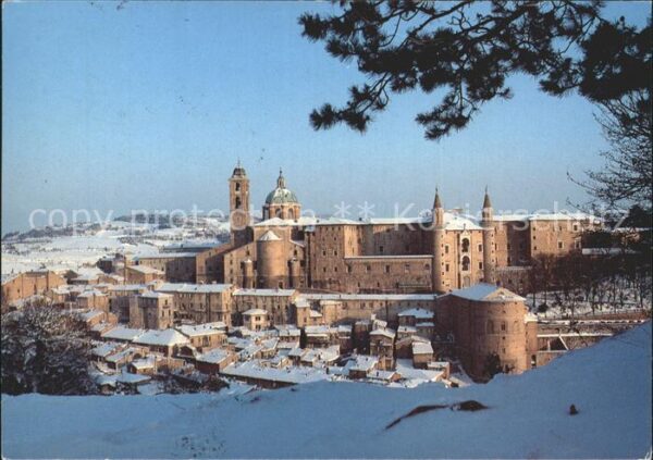 Urbino Panorama inernale Winterpanorama Dom Pa