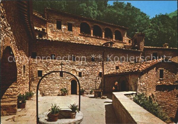 Assisi Umbria Eremo delle Carceri Chiostro Einsiedele