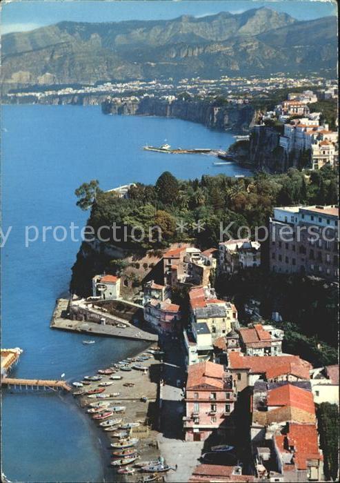 Sorrento Campania Panorama Hafen Küste