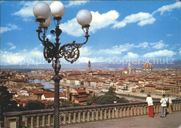 Firenze Florenz Panorama dal Piazzale Michelangelo