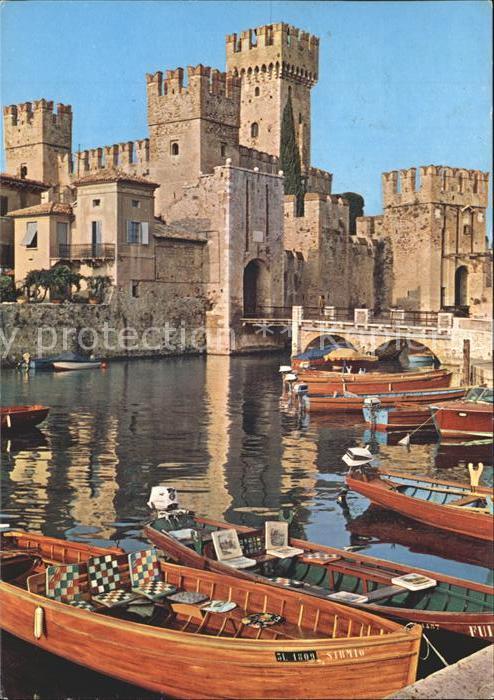 Sirmione Lago di Garda Castello Scaligero Schloss