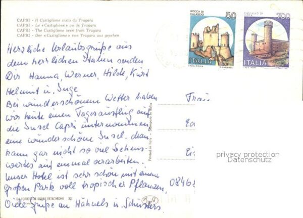 Capri Il Castiglione visto da Tragara – Bild 2
