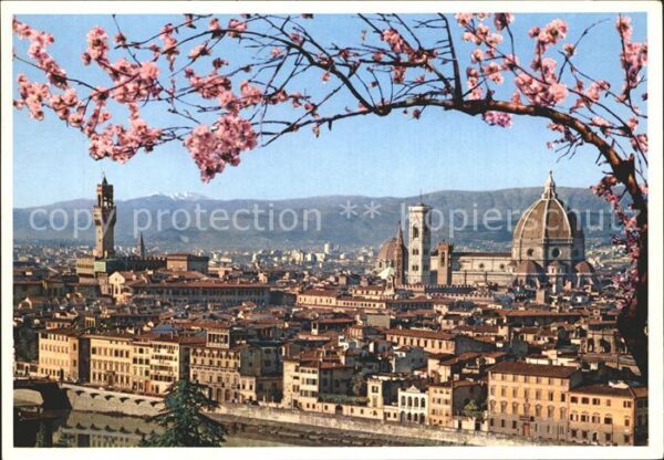 Firenze Florenz Stadtbild mit Kathedrale Santa Maria de