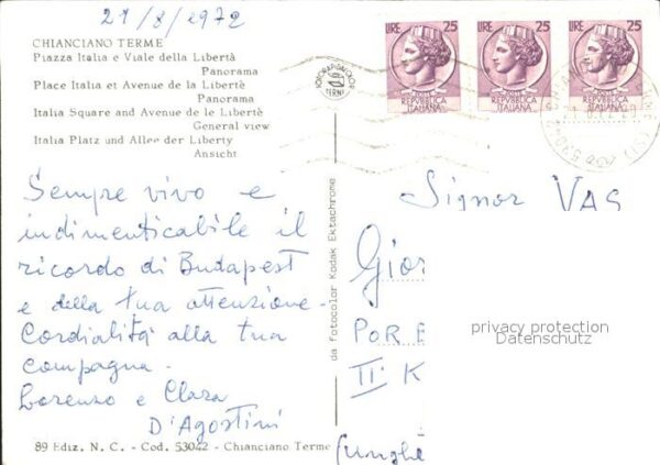 Chianciano Terme Piazza Italia e Viale della Liberta – Bild 2
