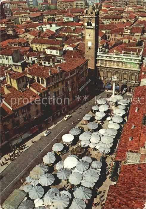 Verona Veneto Piazza Erbe Gemüsemarkt