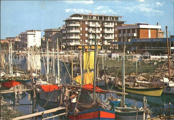 Bellaria Porto Canale Kanal Hafen Fischkutter