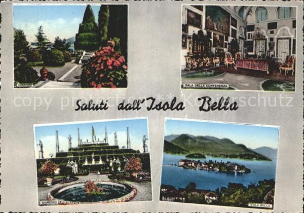 Isola Bella Lago Maggiore Giardini Sala della Conferenza