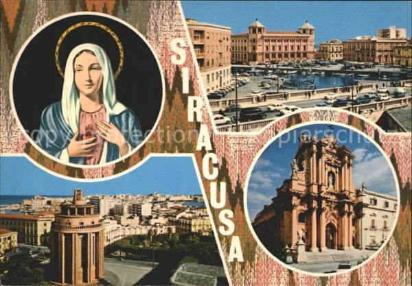 Siracusa Madonna Dom Palast Tempel