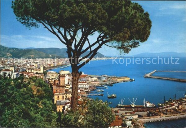 Salerno Panorama Porto Hafen