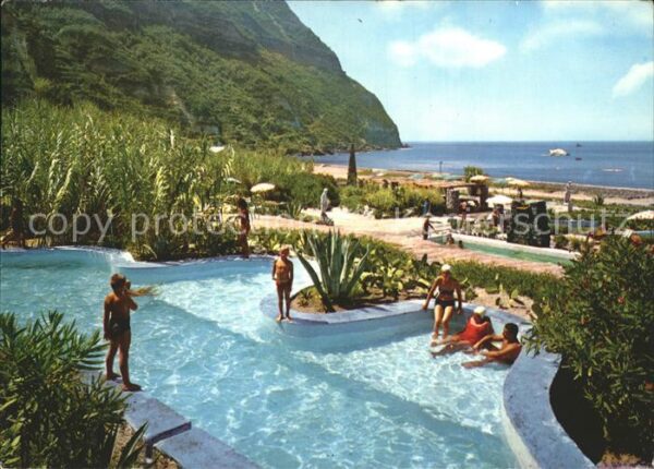 Forio d Ischia Terme di Poseidon Thermalbad Strand Küs