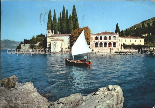 Punta San Vigilio Villa Gardasee Segelboot