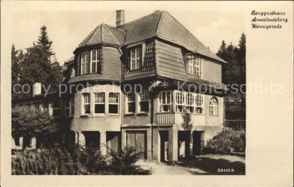 Wernigerode Harz Berggasthaus Armeleuteberg
