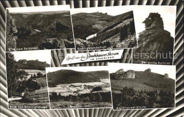 Bruchhausen Ruhr Feldsteinblick Gebirgslandschaft Grosse