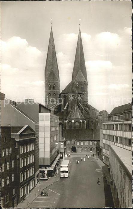 Luebeck Schrangenfreiheit mit St Marien