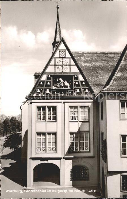 Wuerzburg Glockenspiel im Bürgerspital zum Hl Gei