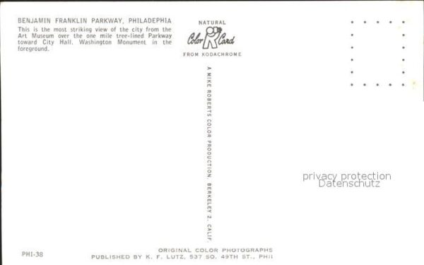 Philadelphia Pennsylvania Benjamin Franklin Parkway – Bild 2
