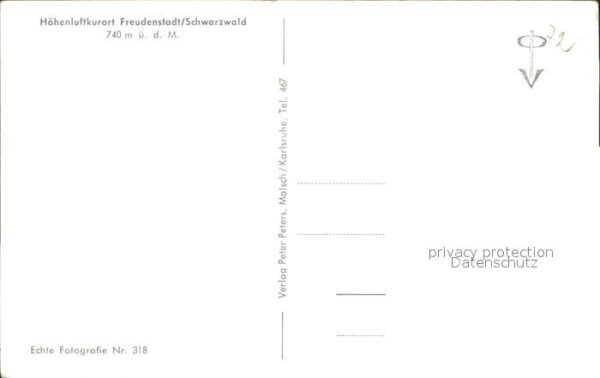 Freudenstadt Marktplatz Total Kath Kirche Kurhaus Ev – Bild 2