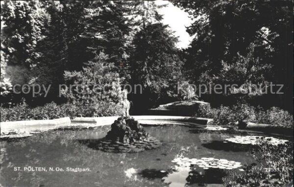 St Poelten Stadtpark Teich