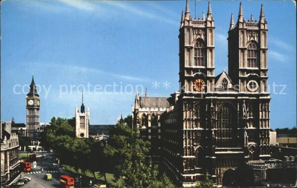 London Westminster Abbey and Big Ben