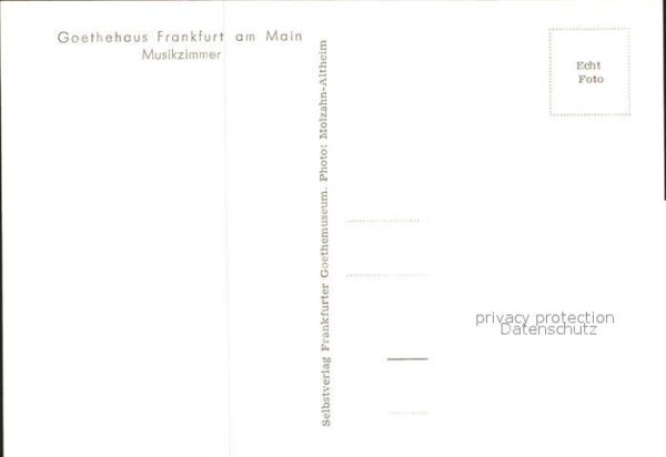 Frankfurt Main Goethehaus Musikzimmer – Bild 2