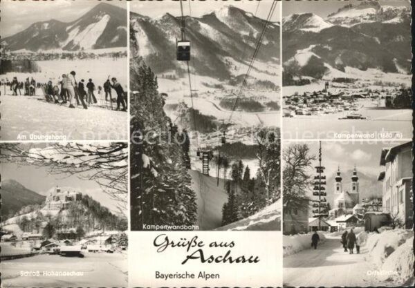 Aschau Chiemgau Übungshang Kampenwandbahn Kampenwand Sc