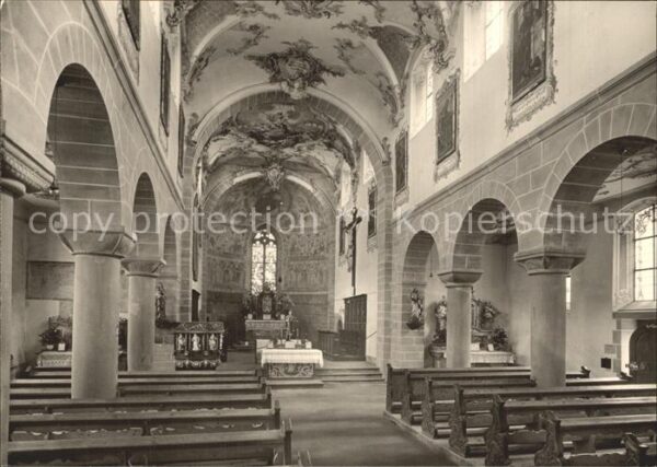 Niederzell Reichenau Kirche St Peter und Paul Dreischiff Bas
