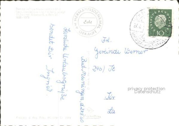 Teutoburgerwald Hermannsdenkmal Fliegeraufnahme – Bild 2