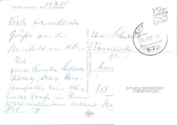 Speyer Rhein Dom Taufkapelle – Bild 2