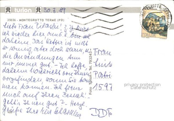 Montegrotto Terme Teilansichten Lageplan – Bild 2