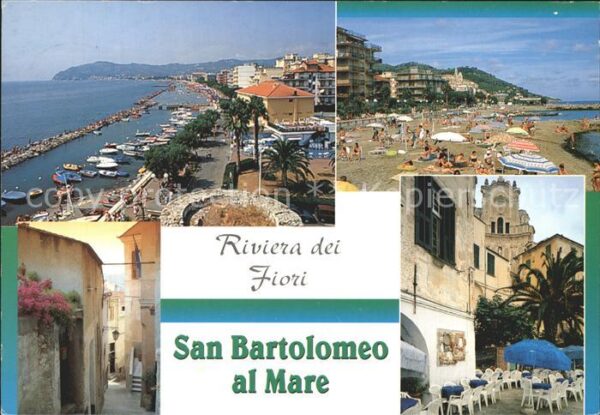 San Bartolomeo al Mare Lungomare e spiaggia Cervo carrugi cara