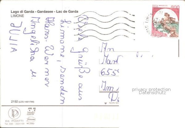 Limone sul Garda Promenade Gardasee – Bild 2