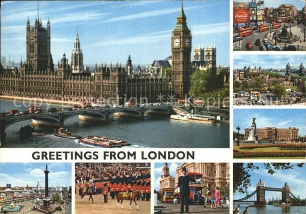London Parlament Tower Big Ben Trafalga Square