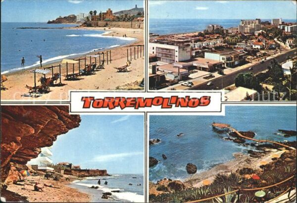 Torremolinos Strand Küste Seebrücke