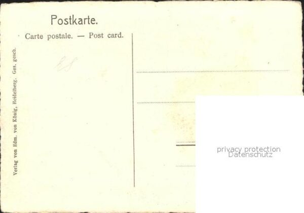 Heidelberg Neckar Partie vom gläsernen Saalbau – Bild 2