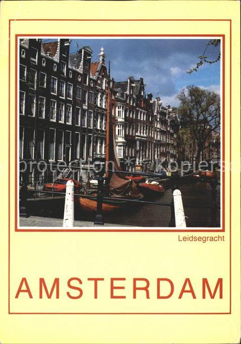 Amsterdam Niederlande Leidsegracht