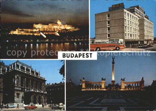 Budapest Parlamentsgebäude Heldenplatz Millenium