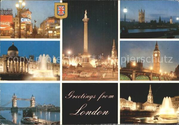 London Trafalgar Square Big Ben Tower Bridge F