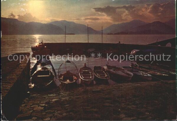 Lago Maggiore Tramonto sul lago