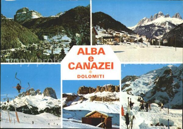 Canazei Alba e Canazei Total Sessellift Skipist