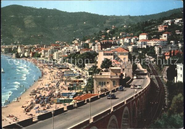 ALASSIO Savona Liguria IT Spiaggia Panorama