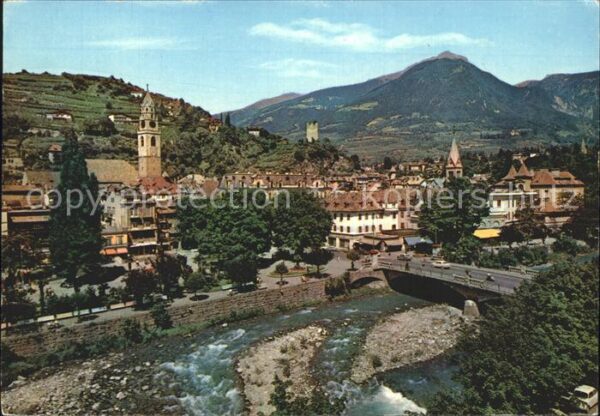 Merano Meran Panorama Particolare giardini
