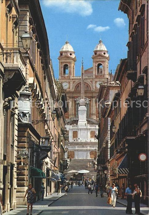 Roma Rom Via Condotti e Trinita dei Monti