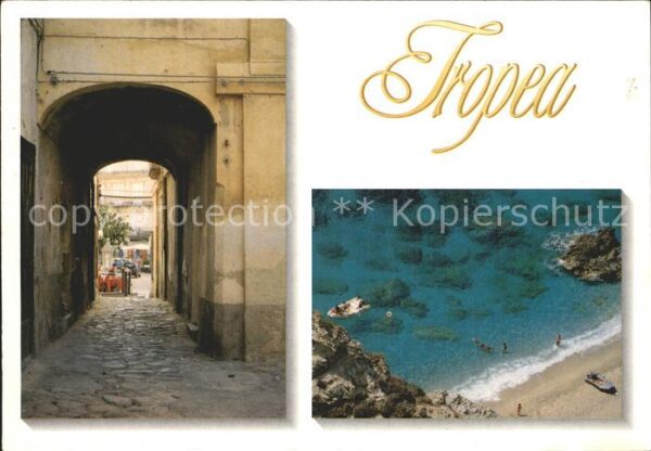 Tropea Particolare del centro storico Spiagett