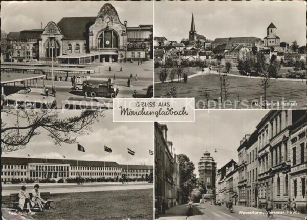 Moenchengladbach Hauptbahnhof Münster Rathaus Hauptquart