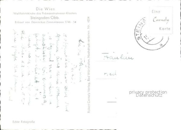 Steingaden Oberbayern Wallfahrtskirche Die Wies – Bild 2