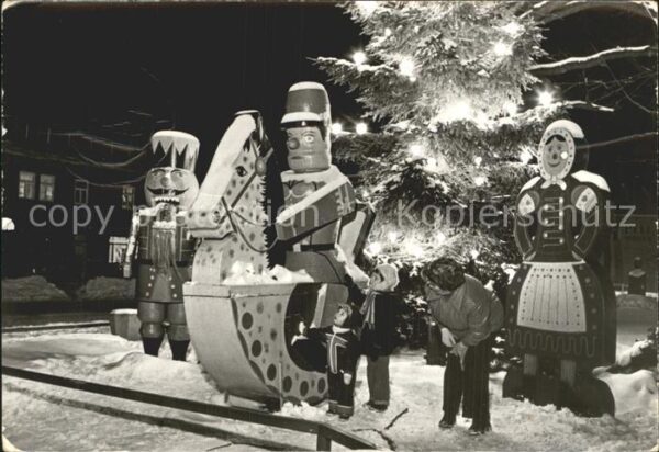 Olbernhau Erzgebirge Markt zur Weihnachtszeit