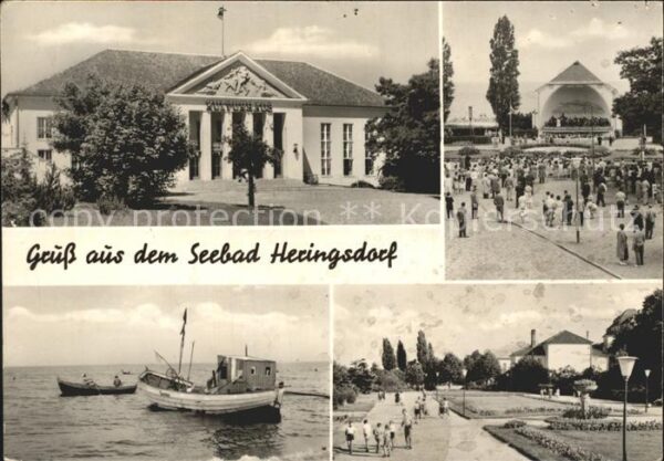 Heringsdorf Ostseebad Usedom Kulturhaus Konzertpavillon Promenade Fi