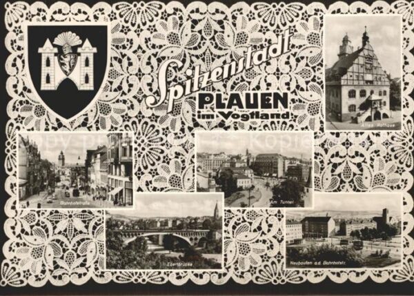 Plauen Vogtland Bahnhofstrasse Altes Rathaus Ebertbrück