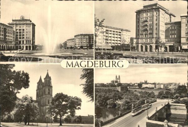 Magdeburg Wilhelm Pieck Strasse Dom Zollbrücke